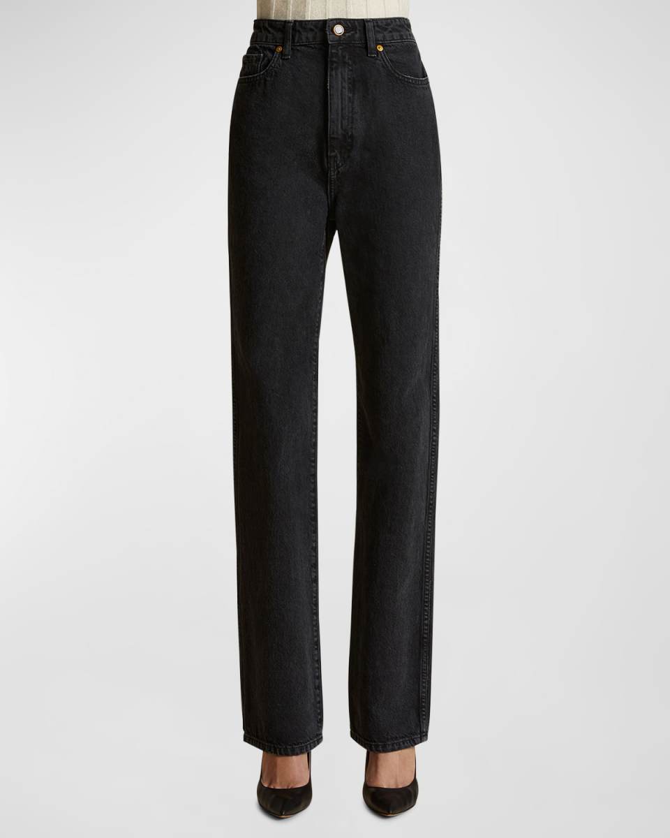 Danielle High-Rise Straight-Leg Jeans